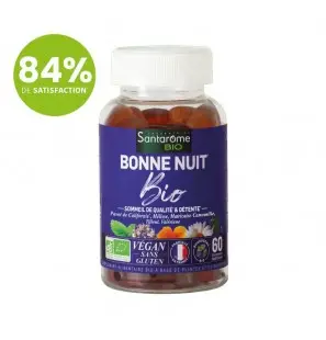 santarome bio bonne nuit b60 gummies