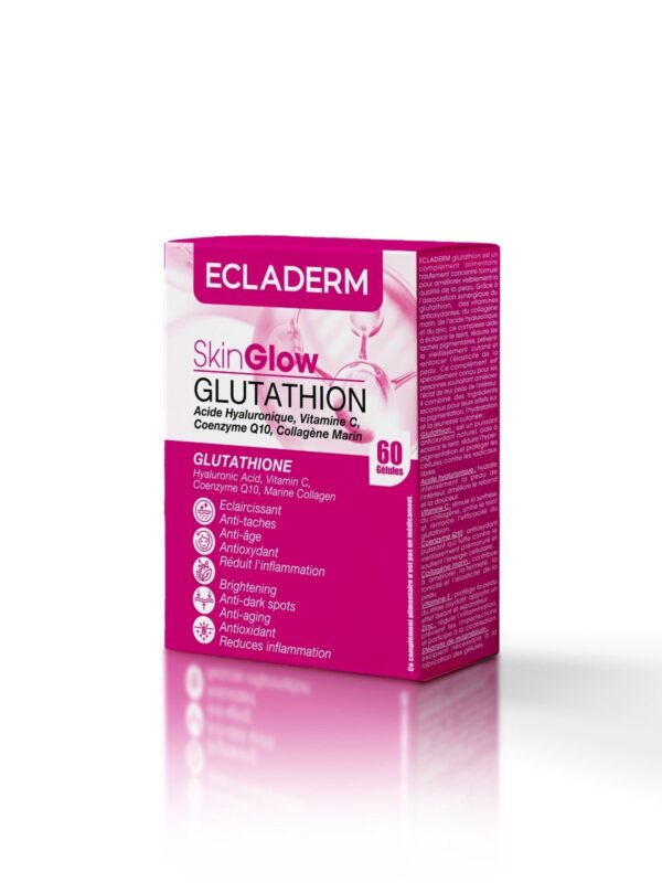 ecladerm skin glow glutathion 60 gelules