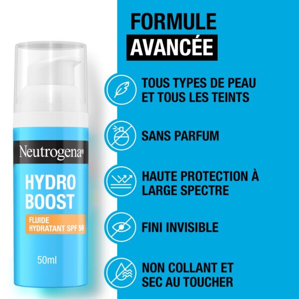 neutrogena fluide hydratant hydro boost spf 50 50 ml
