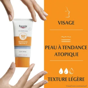 eucerin sun crÈme visage 50+