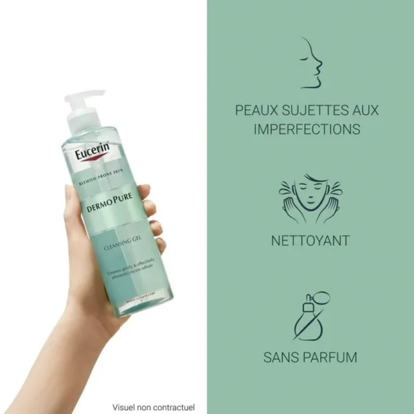 eucerin dermopure gel nettoyant 200ml