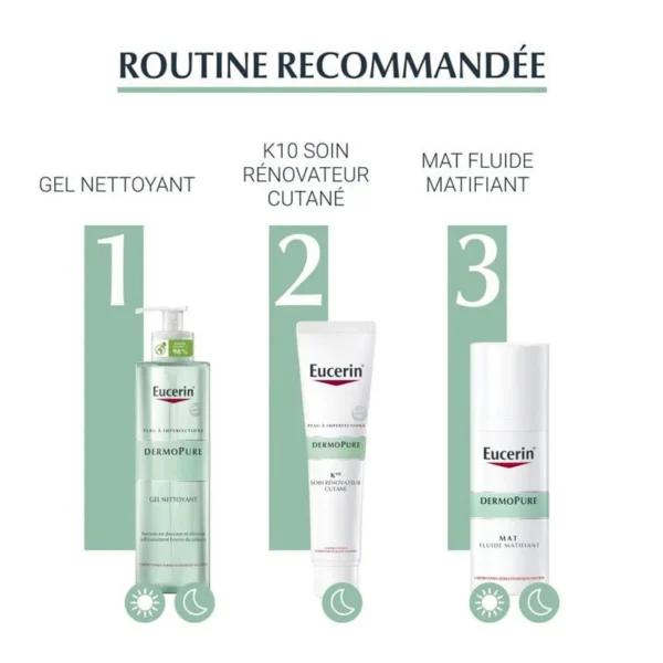 eucerin dermopure k10 soin renovateur 40 ml