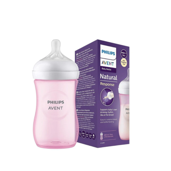 avent bib natural response teat 1m 260ml scy903 11 pink.png