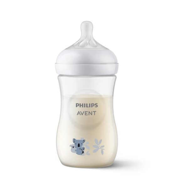 avent bib natural 3.0 teat 1m 260ml scy90367 deco koala 1.jpg