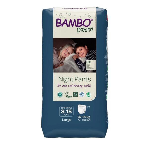 bambo dreamy pants night boysgirl 8 15 years 35 50kg10un 2.jpg