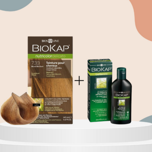 biokap delicato 7.33 140mlshampoing nourissant reparateur 100ml pack 1.png