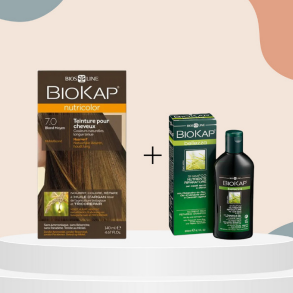biokap nutricolor 7.0 140mlshampoing nourissant reparateur 100ml pack 1.png