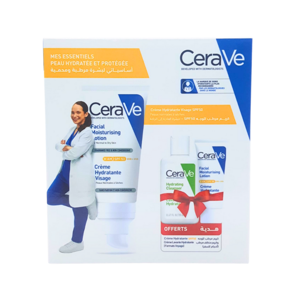 cerave creme hydratant visage 52ml creme lavante et creme hydratante spf50 mini formats offerts.png