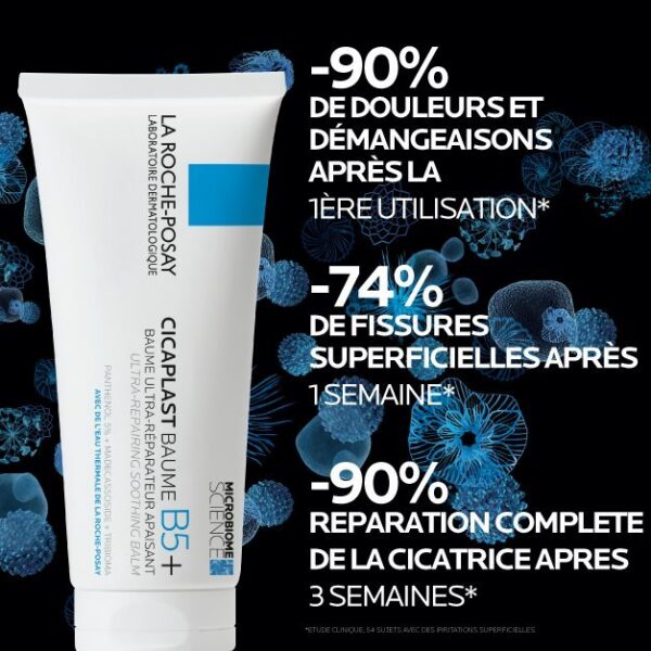 la roche posay cicaplast baume cicatrisant b5+ peau fragilisée | 100ml = eau thermale 50ml offerte