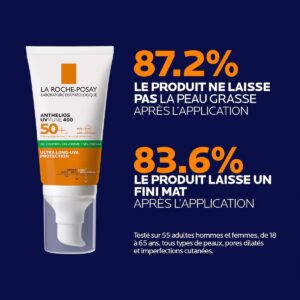la roche posay anthelios uvmune400 oil control invisible spf50+ peau mixte à grasse acnéique | 50ml