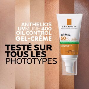 la roche posay anthelios uvmune400 oil control invisible spf50+ peau mixte à grasse acnéique | 50ml