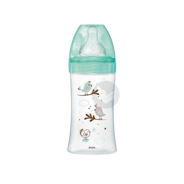 dodie biberon verre initiation 0 6 m 3 vitesses debit 2 vert oiseau 270 ml.png