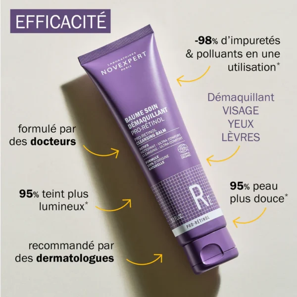 novexpert baume soin demaquillant pro retinol 150ml