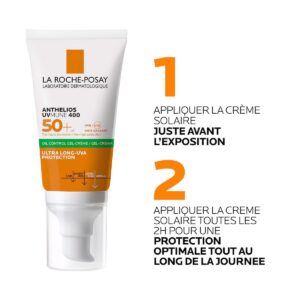 la roche posay anthelios uvmune400 oil control invisible spf50+ peau mixte à grasse acnéique | 50ml