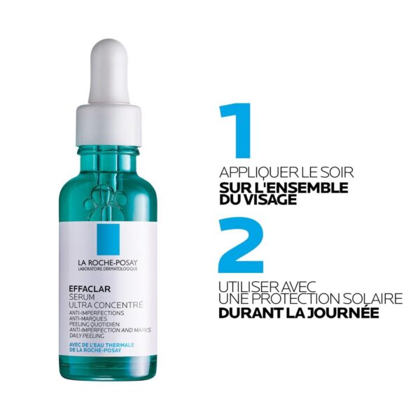 la roche posay effaclar sérum à l’acide salicylique ultra concentré | peau à tendance acnéique | 30ml