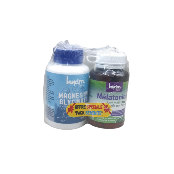 hydra plus magnesium gly 60gelulesmelatonine 36gelule pack serenite.png