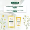 klorane – shampoing reflets blonds à la camomille cheveux blonds à châtains – Éclaircissant 400 ml