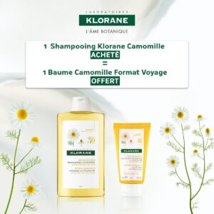 klorane – shampoing reflets blonds à la camomille cheveux blonds à châtains – Éclaircissant 400 ml