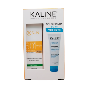 kaline k. sun ecran fluide teinte clair peaux mixtes a grasses 50mlk.aqua cold creme pack 1.png