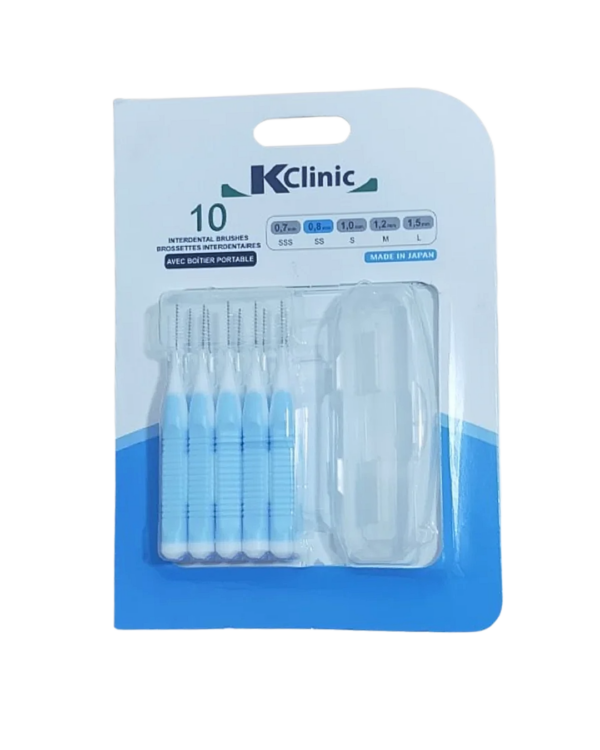 kin clinic brossettes interdentaire 0.8mm 10unites 1.png