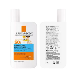 la roche posay anthelios uvmune 400 dermo pediatrics fluide invisible sans parfum spf50+