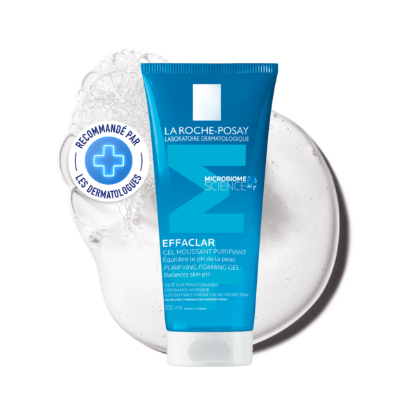 la roche posay effaclar gel moussant peau grasse acnéique | 200ml