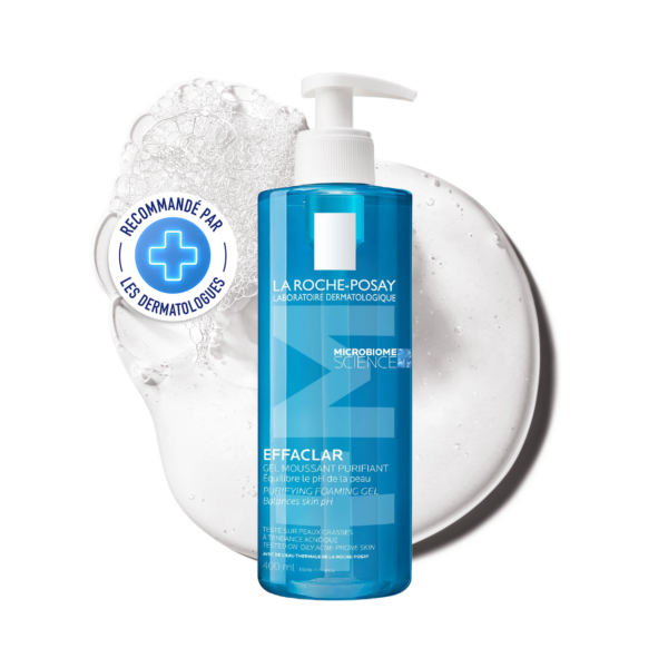 la roche posay effaclar gel moussant peau grasse acnéique | 400ml