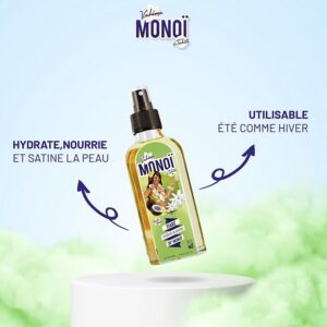 vahéma monoi huile sèche tiaré – 30% monoï 100ml