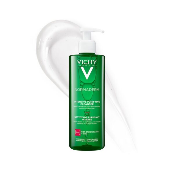 vichy normaderm phytosolution gel purifiant intense peau grasse acnéique | 400ml