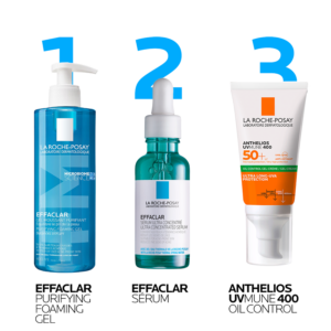 la roche posay effaclar gel moussant peau grasse acnéique | 400ml