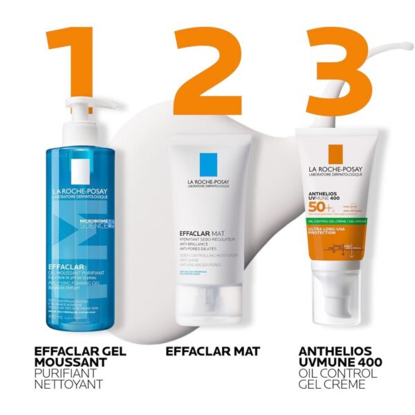 la roche posay anthelios uvmune400 oil control invisible spf50+ peau mixte à grasse acnéique | 50ml