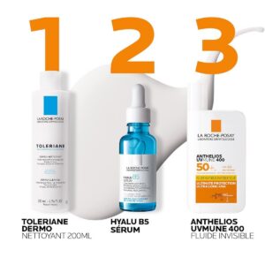 la roche posay anthelios uvmune 400 crème solaire fluide invisible | peaux sensibles | 50ml