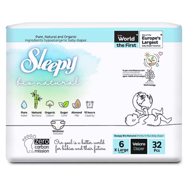 sleepy bio natural couches taille 6 xlarge 15 25kg32pcs.png