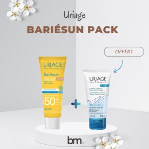 uriage bariesun ecran teinte claire + eau thermale 50ml offert