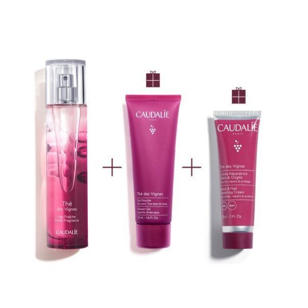 caudalie trio parfumé thé des vignes