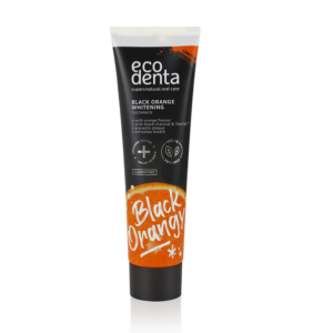 ecodenta dentifrice blanchissant au charbon actif et à l’orange 100ml