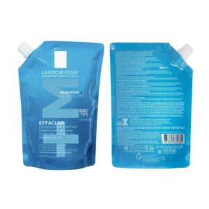 la roche posay effaclar gel moussant peau grasse acnéique recharge | 400ml