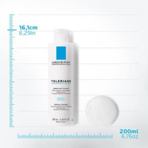 la roche posay toleriane dermo nettoyant fluide démaquillant peau intolérante | 200ml