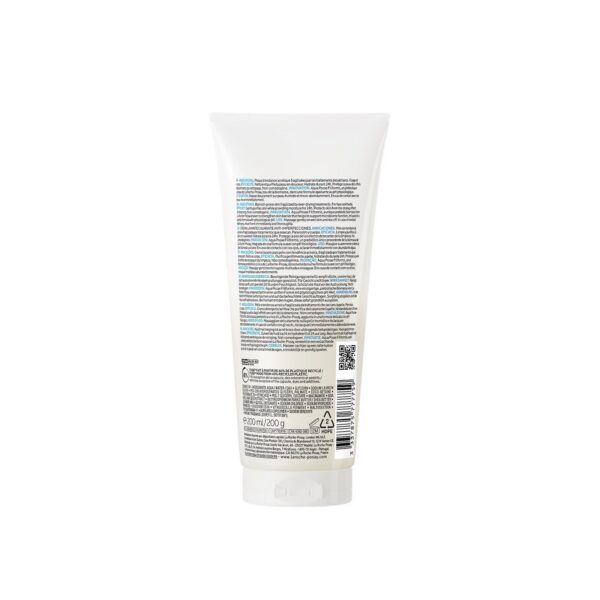 la roche posay effaclar h iso biome crème nettoyante | peau sèche à tendance acnéique | 200ml