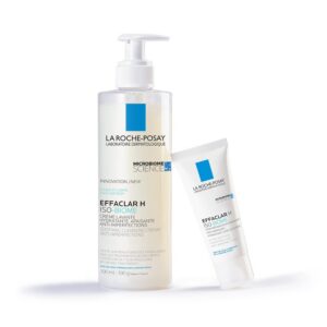 la roche posay effaclar h iso biome crème nettoyante | peau sèche à tendance acnéique | 200ml