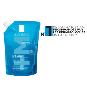la roche posay effaclar gel moussant peau grasse acnéique recharge | 400ml