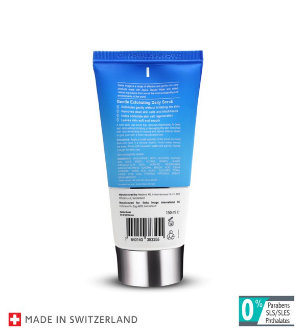 swiss image essential care gentle exfoliating daily scrub 150 ml