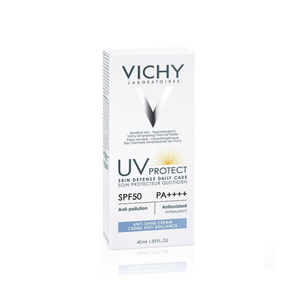 vichy uv protect crème hydratante invisible spf50 tous types de peaux | 40ml