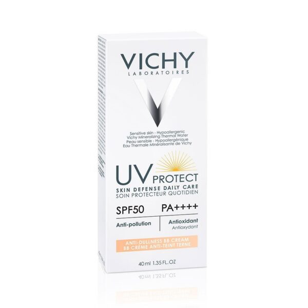 vichy uv protect crème hydratante teintée spf50 tous types de peaux | 40ml